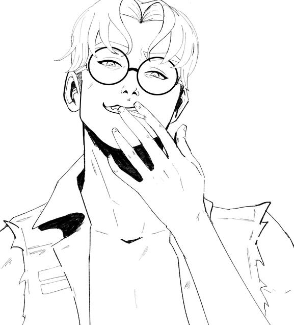 Shang Liu - Line Art Example